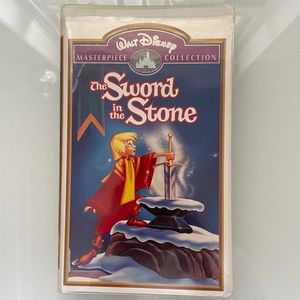 Walt Disney Masterpiece Collection VHS - The Sword In The Stone